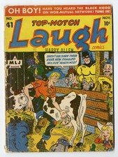 Top Notch Laugh #41 Nov 1943 MLJ Suzie Black Hood picture