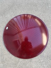 Kopp Glass Traffic Light Lens Red NOS picture