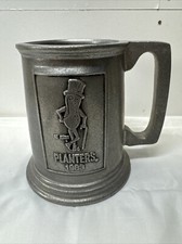 Vintage Wilton 1983 Planters Peanuts Mr Peanut Pewter Drink Beverage Mug picture