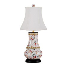 Beautiful Floral Porcelain Vase Table Lamp 25