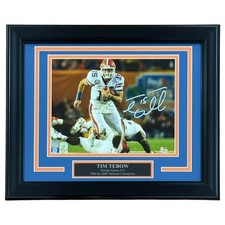 Tim Tebow Autographed Florida Gators (08 BCS Run) Framed 8x10 Photo - Tebow Holo picture