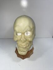 Vintage 1986 Cesar Skeleton Skull Glow In The Dark Halloween Mask picture