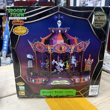 Lemax Spooky Town Spooky Scare-Ousel Halloween 2007 Sights & Sounds Table Accent picture