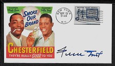 1954 Willie Mays & Monte Irvin Cigarette Ad Featured on Collector Envelope A558 picture
