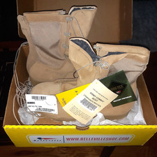 NEW/tag GENUINE US ARMY Combat Boots BELLEVILLE GoreTex Temperate Weather 11.5XW picture