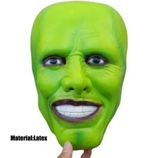 The Mask Green Face Mask Cosplay Halloween Party Costume Carnival Prop us picture