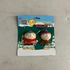 South Park 1998 Vintage 3-D Collectable Refrigerator Magnets Cartman Stan NEW picture