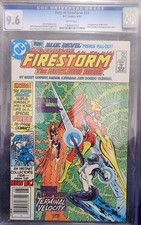 FURY of FIRESTORM #24 KEY 1st Appearance BLUE DEVIL CGC 9.6 News Stand WP picture