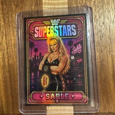 Wwf WWE Superstars Sable Parody RARE /99 picture