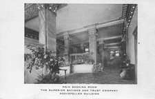 Cleveland Rockefeller Building Main Banking Room Superior Savings & Trust c1905 picture