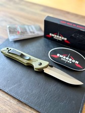 Emerson Raven A SF 25th Anniversary Knife Green #0049 NEW Limited Edition picture