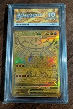 Mega Zygarde EX 124/088 Perfect Order Gold Mega HyperRare - ACE 10 Gem Mint picture
