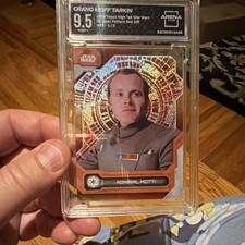 Topps 2020 High Tek Star Wars #43 Grand Moff Tarkin Lasers Red /5 picture