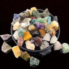 5.4Lb Bulk Natural Rocks for Tumbling,Rocks Minerals Collections Raw Crystals picture