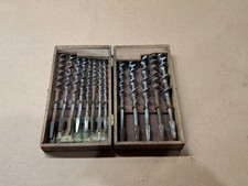 Keen Kutter Auger Bit Set Original Wooden Box No KS/13 Simmons Hardware Bits picture