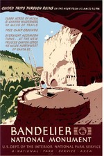 🏞️ Bandelier National Monument Poster - Vintage Style 24x36” - Hi-Res 💎 Rare picture