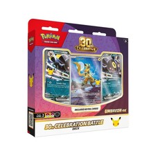 Pokemon English 30th Anniversary Celebration Battle Deck Umbreon ex Presale picture