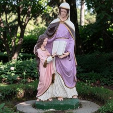 Large Vintage St Anne Teaching Virgin Mary 52