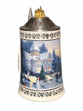 Thomas Kinkade Victorian Christmas Stein 1997 Longton Crown Limited Edition picture