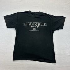 Vintage Harley-Davidson Wytheville Virginia T-Shirt Men's XL Black Graphic Tee picture