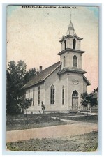 c1910's Evangelical Church Ransom Illinois IL Unposted Antique Postcard picture