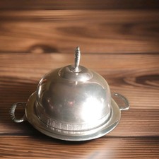 Antique Pairpoint Mfg Co Quadruple Silver Plate Domed Butter Dish Cooler 548 picture
