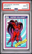 PSA 10 Magneto 1990 Marvel Universe #63 picture
