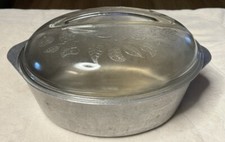 Vintage Aluminum Roaster - Household Institute - Glass Lid-H121G with Ivy picture
