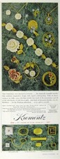 Print Ad Krementz Fine Jewelry 14Kt Gold 1967 Holiday Christmas Gift Ideas picture