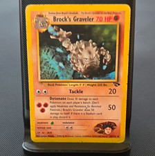 Pokémon Gym Challenge Brock's Graveler 34/132 1999 English. Uncommon. MP picture