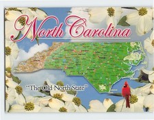 Map & Attractions North Carolina USA G-55418 picture