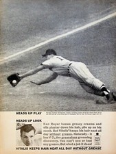 1963 Vitalis Hair Tonic Baseball Cardinals All-Star Ken Boyer Vintage Print Ad picture
