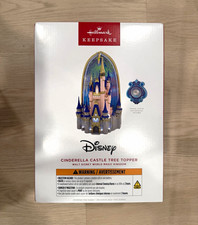 Hallmark 2026 Walt Disney World Cinderella Castle Tree Topper with Light & Sound picture