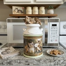 The Bradford Exchange Edition Two Cozy Kittens Canister 11