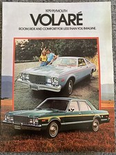 1979 Plymouth Volare and Road Runner Original Sales Brochure Catalog 16-page picture