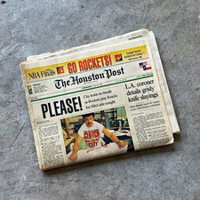 The Houston Post NBA Finals Houston Rockets 