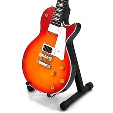 Mini Sunburst Guitar For LED ZEPPELIN JIMMY PAGE GIFT Memorabilia FREE STAND picture