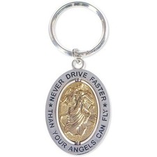 Never Drive Faster Key Chain picture