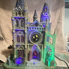 SUPER RARE AND HARD TO FIND MIB Lemax Spooky Town Forgotten Souls Cathedral picture