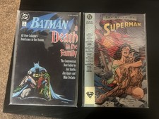 The Death of Superman and Death in the Family (Batman) First Printings picture