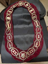 Antique vintage IOOF chain collar picture