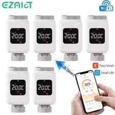 Tuya Smart WiFi Thermostatic Radiator Valve TRV Programmable APP Remote Temperature picture