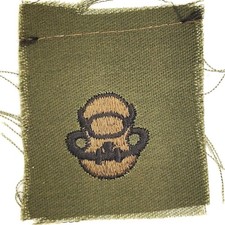 VTG US Army Scuba Diver Qualification Patch Subdued ODG Twill Sew‑On 2‑1/4