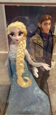 Disney Frozen Elsa & Hans Fairytale Designer Limited Dolls - NIB picture
