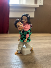 Demon Slayer Tanjiro Nezuko PVC 12.5cm Figure Kamado Siblings Anime Statue picture