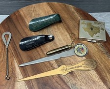 Vintage Advertising Small Collectibles Lot Letter Openers Shoe Horn Button Hook picture