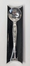 Vintage Carrol Boyes South Africa Aires Sugar Ladle Pewter Spoon - NEW  picture
