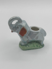 Vintage Made in Japan Lusterware Cubit Elephant Toothpick Holder picture