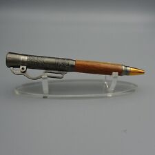 LEVER ACTION RIFLE PEN with LACEWOOD BARREL and NICKEL TRIM picture