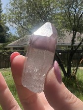 Phantom Lithium Quartz Crystal Mineral Specimen Collectors Piece picture